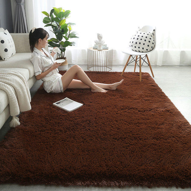 Super Soft Fluffy Area Rug Bedroom Living Room Shaggy Anti-Skid Comfortable Rugs Indoor Modern Home Decor Floor Carpet
