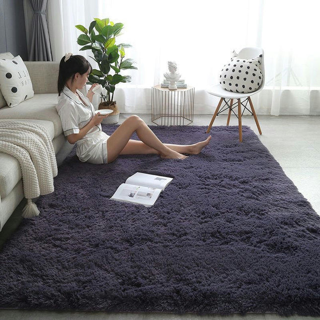 Super Soft Fluffy Area Rug Bedroom Living Room Shaggy Anti-Skid Comfortable Rugs Indoor Modern Home Decor Floor Carpet