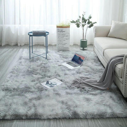 Tapis moelleux pour salon, chambre à coucher, chambre d'enfant, grand tapis en peluche, décoratif, Tie-Dye