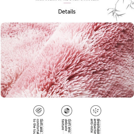 Tapis moelleux pour salon, chambre à coucher, chambre d'enfant, grand tapis en peluche, décoratif, Tie-Dye