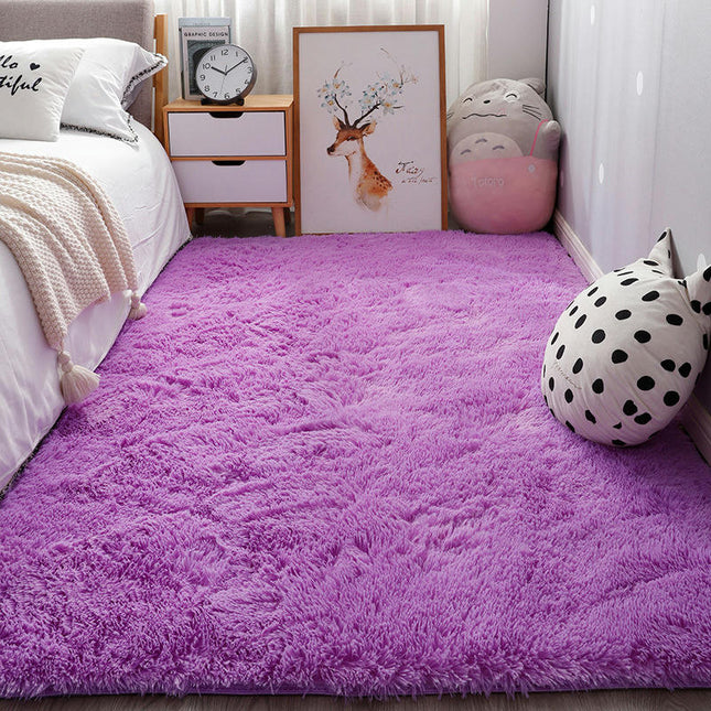 Shag Area Rug Fluffy Carpets,  for Living Room Bedroom Girls Room Nursery Home Decor, Upgrade Anti-Skid Durable Rectangular Rug