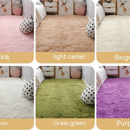 Extra Fluffy Shaggy Carpet  for Girls and Boys Area Rugs, Perfect for Bedroom, Living Rooms Home Decor, Non-Slip Modern Rugs