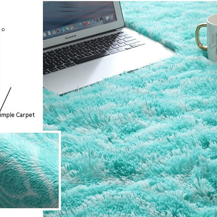 Living Room Fluffy Shaggy Carpet Soft Oversized Carpet Bedroom Indoor Floor Carpet Modern Geometric Floral Pattern