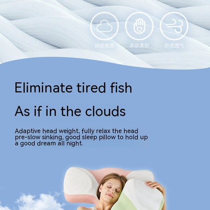 Memory Pillow Neck Pillow Cervical Pillow Ergonomic Memory Foam Pillow for Sleeping