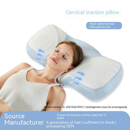Memory Pillow Neck Pillow Cervical Pillow Ergonomic Memory Foam Pillow for Sleeping
