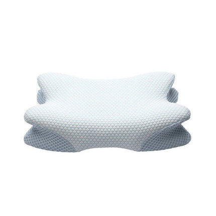 Speziell geformtes Kissen aus Memory-Schaum, Nackenkissen, ergonomisch