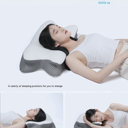 Speziell geformtes Kissen aus Memory-Schaum, Nackenkissen, ergonomisch