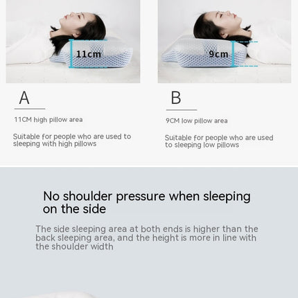 Cervical Pillow for Neck and Shoulder Memory Foam Pillow Ergonomic Orthopedic Neck Support Pillow