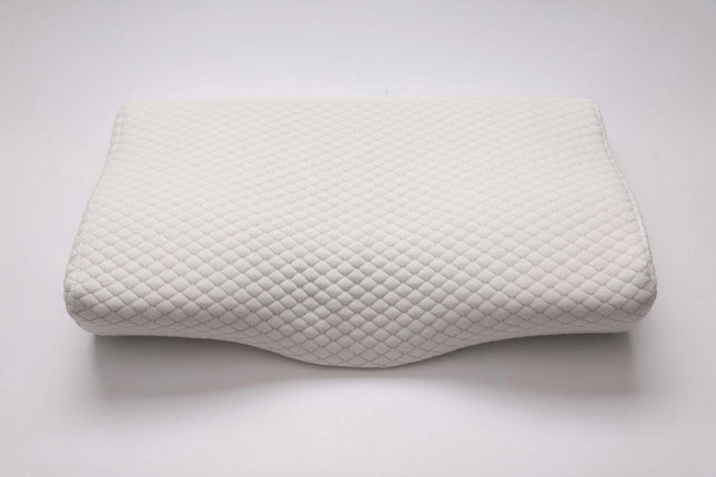 Memory Foam-Kissen, atmungsaktives Bettkissen mit Kopf- und Nackenstütze, ergonomisch gestaltet