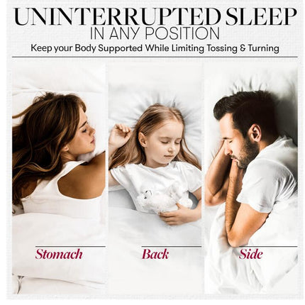 Pillows Queen Size 2 Pack Bed Pillows for Sleeping, Pillows for Side And Back Sleeper