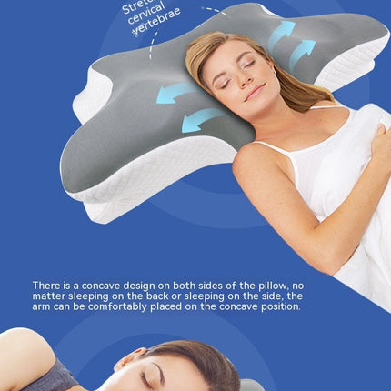 Butterfly Pillow Memory Pillow Cervical Pillow Ergonomic Memory Foam Pillow for Sleeping