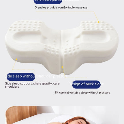 Oreiller en mousse à mémoire de forme, oreiller de sommeil pour le cou, oreiller de colonne cervicale pour la maison, oreillers ergonomiques en mousse