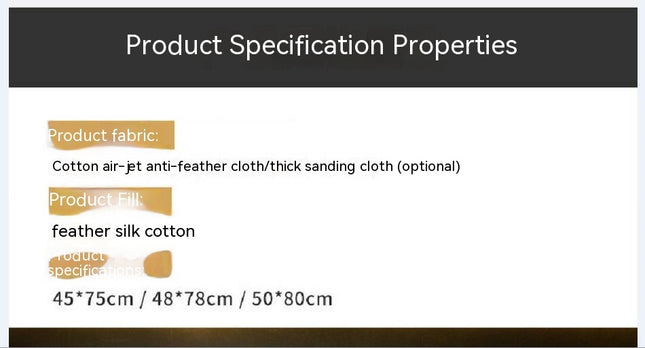 Bed Pillows for Sleeping Queen Size Soft Hotel Bedding Down Bed pillows