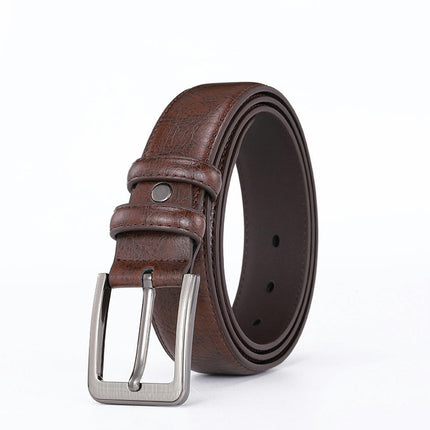 Ceinture habillée en cuir pour hommes, boucle rotative, pour le travail, les affaires et les loisirs