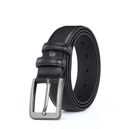 Ceinture habillée en cuir pour hommes, boucle rotative, pour le travail, les affaires et les loisirs
