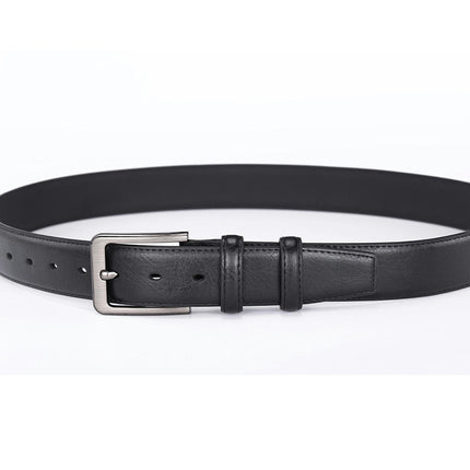 Ceinture habillée en cuir pour hommes, boucle rotative, pour le travail, les affaires et les loisirs