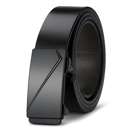 Men's Ratchet Belt Dress with Premium Leather,Slide Belt with Adjustable Buckle