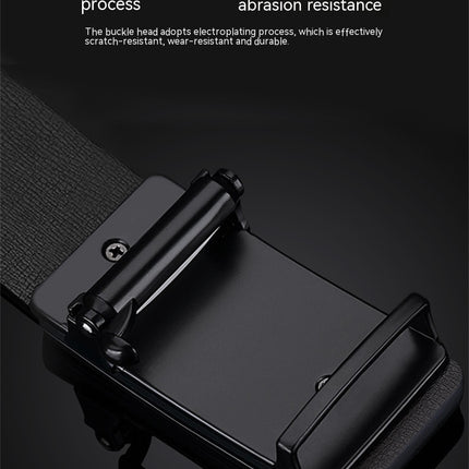 Men's Ratchet Belt Dress with Premium Leather,Slide Belt with Adjustable Buckle