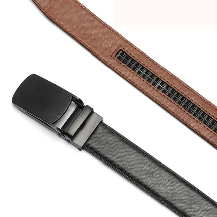 Leather Ratchet Casual Belt Men - Cut To Fit