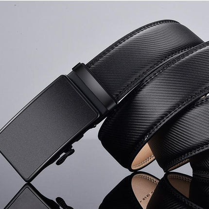Men’s Leather Ratchet Belt For Dress Casual pants shirts