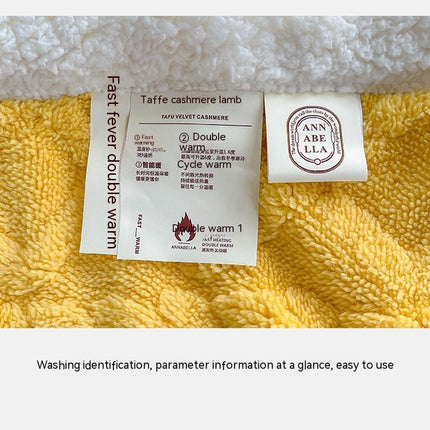 Lambswool Blanket, Taffeta Fluffy Blanket, Double Layer Shaggy Soft Blanket, Plush Fleece Blanket, Warm Cozy Nap Blanket Air Conditioning Blanket