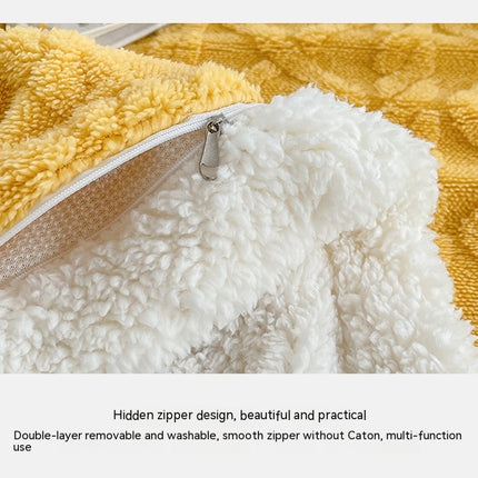 Lambswool Blanket, Taffeta Fluffy Blanket, Double Layer Shaggy Soft Blanket, Plush Fleece Blanket, Warm Cozy Nap Blanket Air Conditioning Blanket