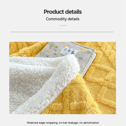 Lambswool Blanket, Taffeta Fluffy Blanket, Double Layer Shaggy Soft Blanket, Plush Fleece Blanket, Warm Cozy Nap Blanket Air Conditioning Blanket
