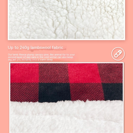 Couverture de canapé-lit en laine d'agneau, couverture moelleuse imprimée à carreaux rouges et noirs, couverture douce en débarbouillette, couverture polaire en peluche double couche, couverture de lit d'hiver épaisse et chaude et confortable