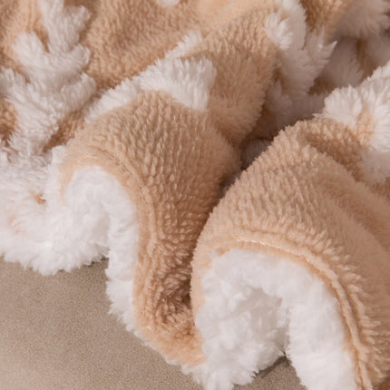 Cashmere blanket, Christmas snowflake fluffy blanket, shaggy soft blanket, plush fleece blanket for sofa bed, warm and cozy fall and winter thick bed blanket