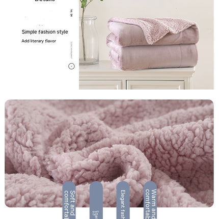 Cashmere Blanket, Fluffy Blanket, Shaggy Soft Blanket, Plush Fleece Blanket for Sofa Bed, Warm Cozy Thick Bed Blanket