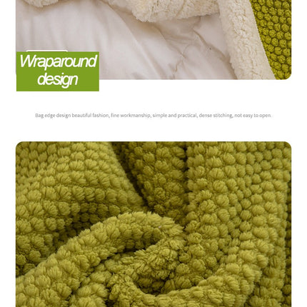 Plüsch-Überwurfdecke, einfarbige, warme, gemütliche Decke, Überwurfdecke aus Rosensamt, superweiche, verdickte, warme Plüschdecke für Bett, Sofa und Couchstuhl