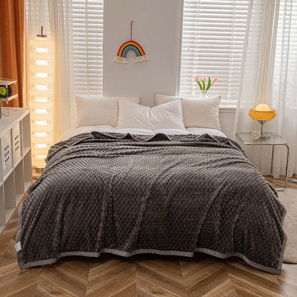 Couverture moelleuse, couverture en peluche pour canapé-lit, couverture douce en peluche de couleur unie, couverture polaire moelleuse, couverture de lit épaisse d'hiver chaude et confortable