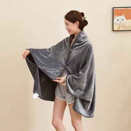 Shawl Blanket, Solid Color Doop Air Conditioning Blanket, Lounging Cover Blanket, Fluffy Blanket, Plush Warm Cozy Blanket, Fluffy Plush Blanket