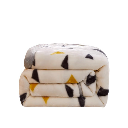 Blanket,Thickened Raschel Blanket,Winter Warm Blanket,Flannel Covering Blanket,Double Layer Antistatic Cloud Blanket for Bed,Sofa