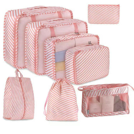 Multi-functional waterproof Travel Luggage Organizers 8 Set Packing Cubes For Travel