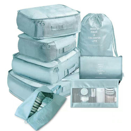 Multi-functional waterproof Travel Luggage Organizers 8 Set Packing Cubes For Travel
