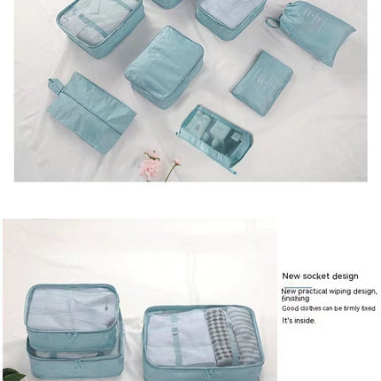 Multi-functional waterproof Travel Luggage Organizers 8 Set Packing Cubes For Travel