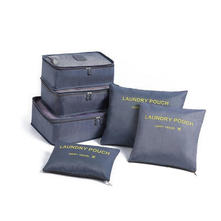 6 Set Packwürfel für die Reise, multifunktionale wasserdichte Reisegepäck-Organizer