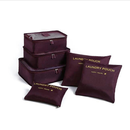 6 Set Packwürfel für die Reise, multifunktionale wasserdichte Reisegepäck-Organizer