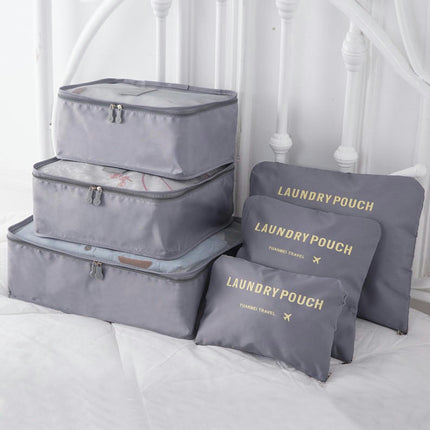 6 Set Packwürfel für die Reise, multifunktionale wasserdichte Reisegepäck-Organizer