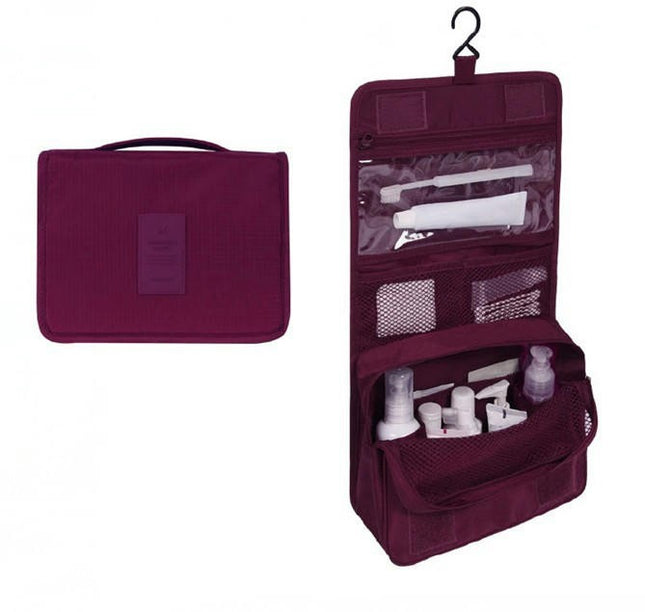 Make-up-Kosmetiktasche zum Organisieren von hängenden Kulturbeuteln, Reisetasche mit Haken zum Aufhängen