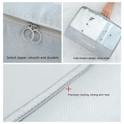 Light Packing Cubes for Travel Set of 7，Waterproof Packing Cubes for Suitcases Set