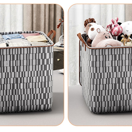 Boîte de rangement pour vêtements avec fermeture éclair, sacs d'emballage Extra larges robustes pour sacs de déménagement