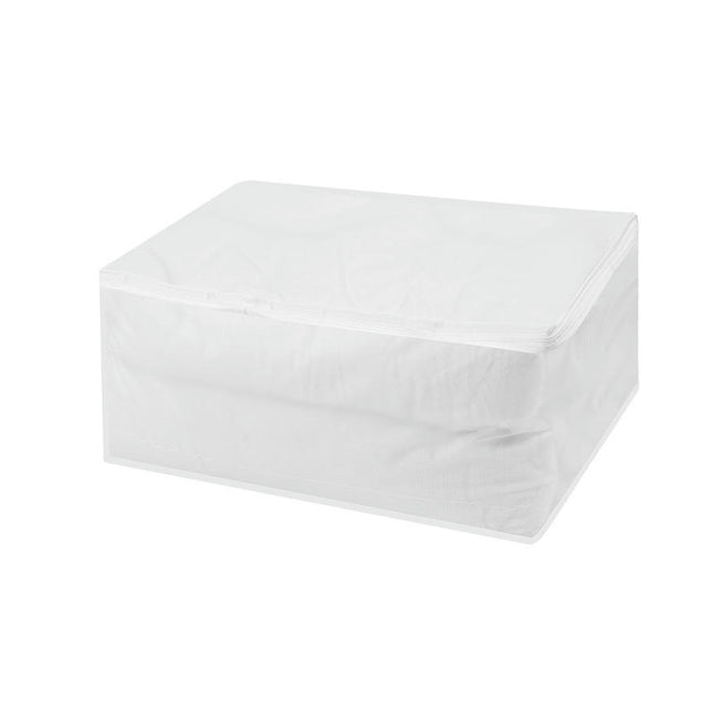 Clear Plastic Zippered Storage, Clothes, Blankets with Reinforced Handles Storage