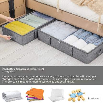 Verstärkte Griffe und Trennwände aus Vliesstoff unter dem Bett