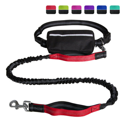 Adjustable Hands Free Dog Leash Waist Set, Hand-Free Leash for Walking and Training Service Dogs