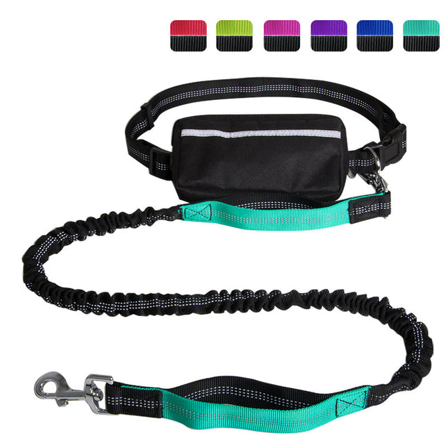 Adjustable Hands Free Dog Leash Waist Set, Hand-Free Leash for Walking and Training Service Dogs