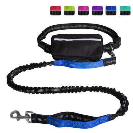 Adjustable Hands Free Dog Leash Waist Set, Hand-Free Leash for Walking and Training Service Dogs