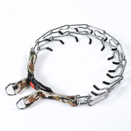 Dog Prong Collar, Dog Pinch Training Collar with Quick Release Snap Buckle 1