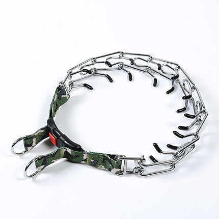 Dog Prong Collar, Dog Pinch Training Collar with Quick Release Snap Buckle 1